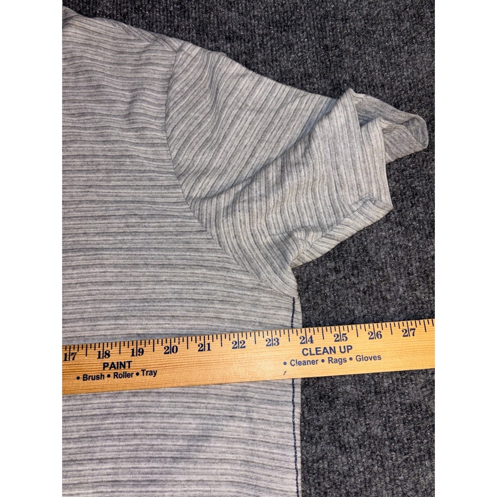 Tommy Bahama Polo‎ Shirt Mens XL Gray Striped Super Soft Slit Collared Popover - Picture 5 of 5